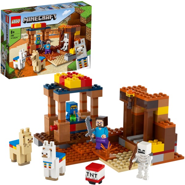 debate visto ropa Teórico Lego Minecraft The Trading Post, Juegos de construcción Juego de  construcción, 8 año(s), 201 pieza(