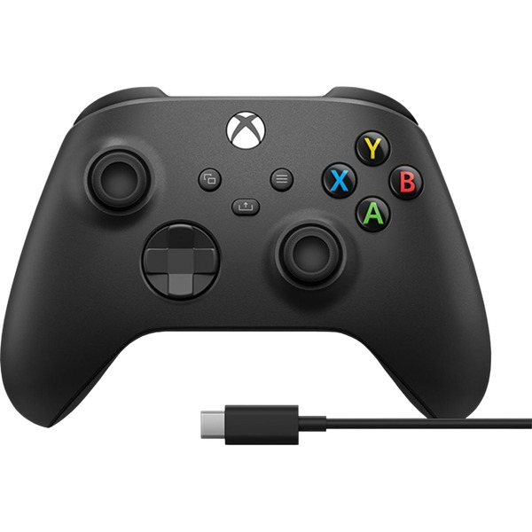 Microsoft Xbox Wireless Controller Usb C Cable Negro Gamepad Analogico Digital Pc Xbox One Xbox