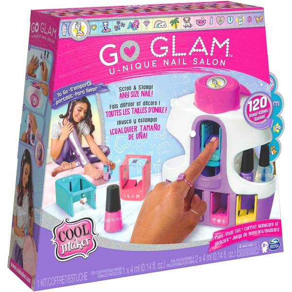 Spin Master COOL MAKER - GO GLAM NAIL SALON - Set Manicura Niñas GO GLAM  U-nique Nail