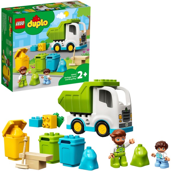 pantalla crucero En cantidad Lego DUPLO 10945 Town Camión de Residuos y Reciclaje, Juegos Para Bebés,  Juegos de construcción Juegos