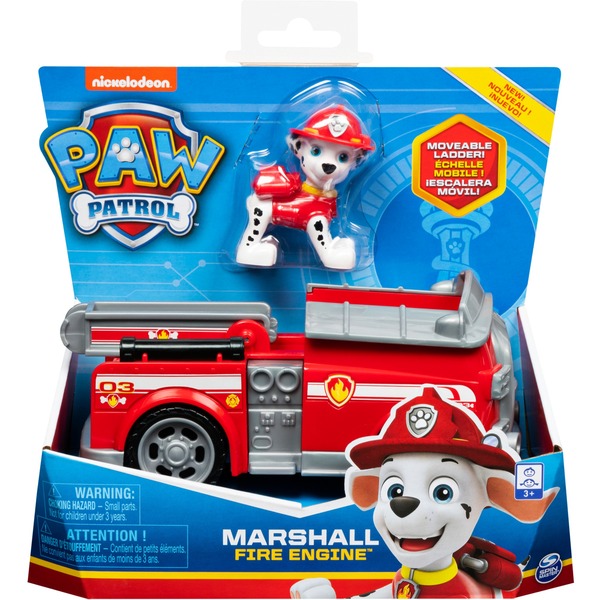 Spin Master PATRULLA - CAMIÓN BOMBEROS + FIGURA MARSHALL - Camión de 15 cm con 1 Figura