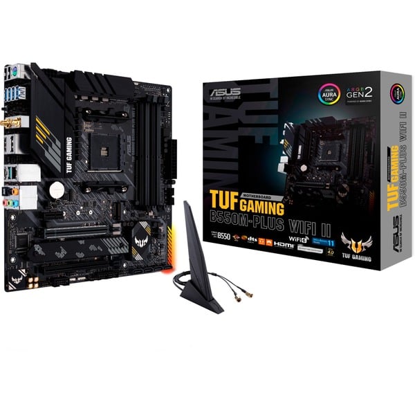 ASUS TUF GAMING B550M-PLUS WIFI II AMD B550 Zócalo AM4 micro ATX