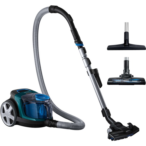 Philips 3000 series Aspirador sin bolsa PowerCyclone 5 de 900 W, Aspiradora  de suelo negro/Azul,