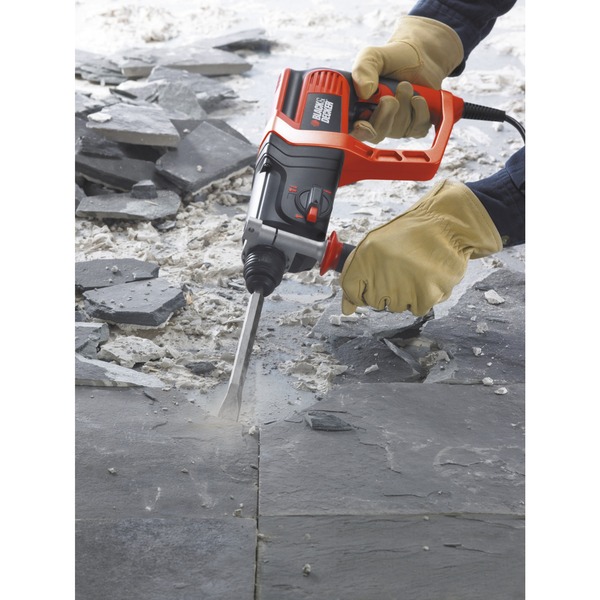 BLACK+DECKER KD975K rotary hammers SDS Plus 980 RPM 710 W, Martillo perforador negro/Naranja
