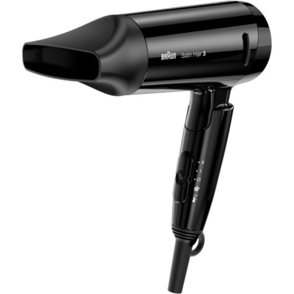 Braun 81475789 secador 1600 W Negro, Secador de pelo negro, Negro,  Monótono, Con agujero en la