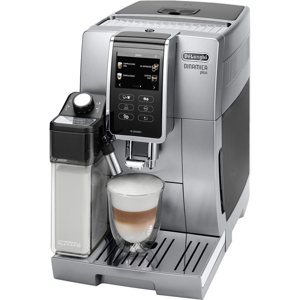 DeLonghi Ecam 370.95.S Totalmente automática Cafetera combinada,  Superautomática plateado, Cafetera combinada, Granos de café, Molinillo