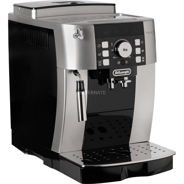 DeLonghi Magnifica S ECAM 21.117.SB Totalmente automática Máquina espresso  1,8 L, Superautomática plateado/Negro,