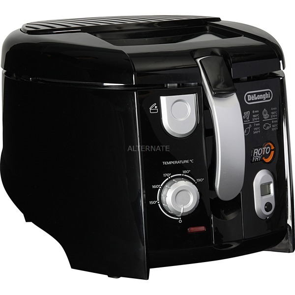 DeLonghi RotoFry F 28533.BK Solo 1800W Negro, Freidora negro, Solo
