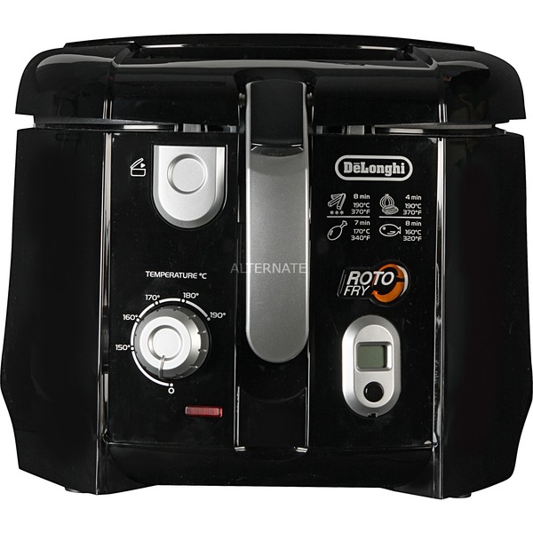 DeLonghi RotoFry F 28533.BK Solo 1800W Negro, Freidora negro, Solo