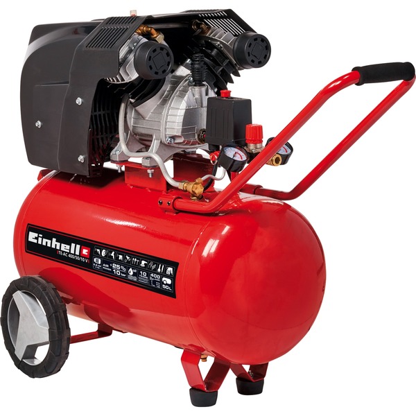 Einhell TE-AC 400/50/10 V compresor de aire 2200 W 400 l/min Corriente