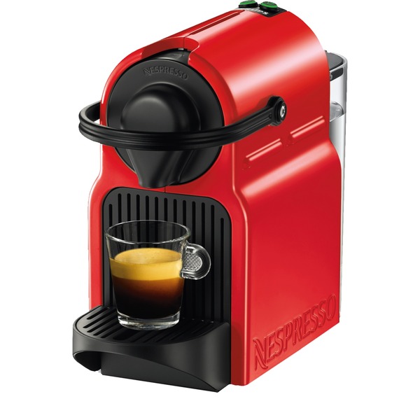 Krups Nespresso INISSIA XN100 Semi-automática Máquina espresso 0,7 L,  Cafetera de cápsulas rojo, Máquina