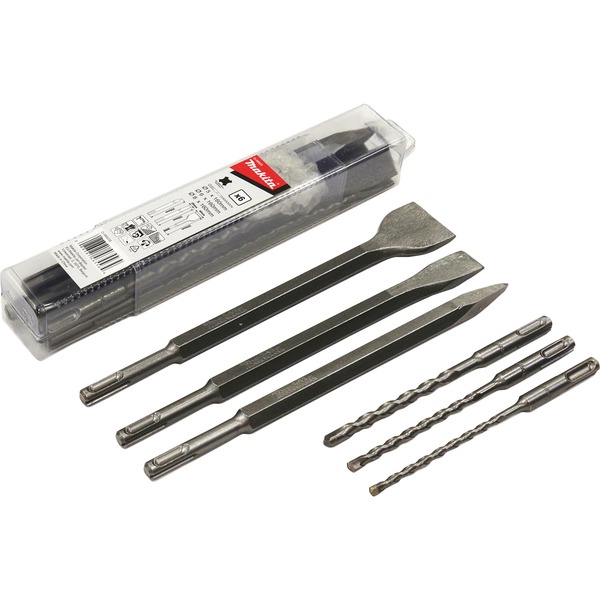 Makita D-58920 broca Juego de 6 pieza(s), Juego de taladro y cincel Juego