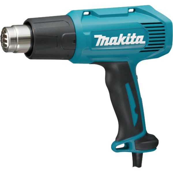 Excluir Mediador Banco de iglesia Makita HG5030K pistola de calor 500 l/min 500 °C 1600 W Negro, Azul,  Decapador