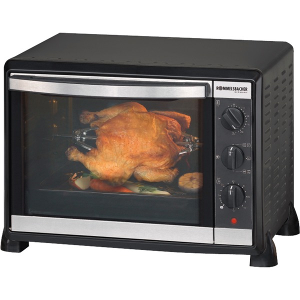 Rommelsbacher BG 1550 Horno eléctrico 30 L Negro, Mini horno negro, Horno  eléctrico, 30 L, 80 -