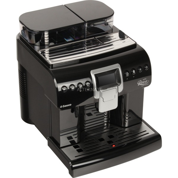 Saeco Royal Gran Crema Totalmente automática Cafetera de filtro 2,2 L,  Superautomática negro/Plateado, Cafetera