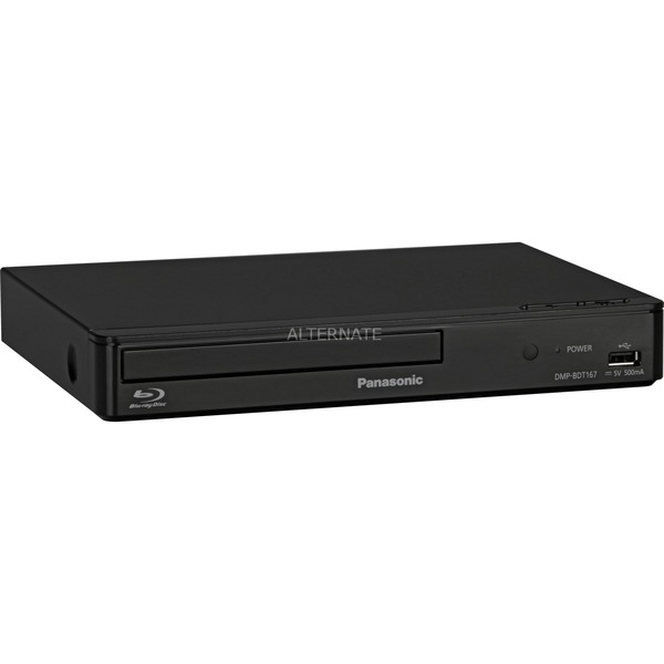 Panasonic DMP-BDT167 Reproductor de DVD 3D Negro, Reproductor Blu