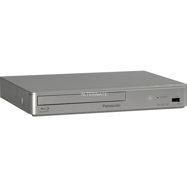 Panasonic DMP-BDT168EG de CD/Blu-Ray de Blu-Ray 3D Plata, Reproductor Blu-ray plateado, NTSC,PAL, Master Audio,Dolby Digital,Dolby Digital Plus,Dolby AVCHD,MKV,MP4,XVID, AAC,ALAC,FLAC,MP3, CD,CD-DA,CD-R,CD-RW,DVD+ ...