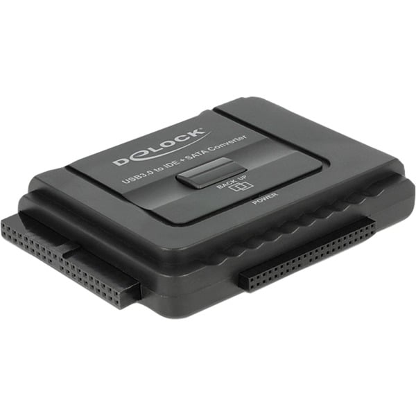 DeLOCK 61486 y adaptador de interfaz, Convertidor negro, Negro, USB, Windows Vista/Vista-64/7/