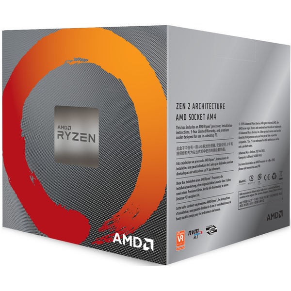 AMD Ryzen 7 3800X, Procesador AMD Ryzen 7, Zócalo AM4, PC, 7 nm, AMD, 3,9 GHz