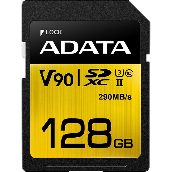 Grabar accidente Bolsa ADATA Premier ONE V90 128 GB SDXC UHS-II Clase 10, Tarjeta de memoria 128  GB,