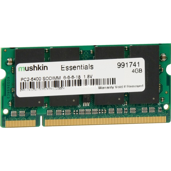 Mushkin PC2-6400 módulo de memoria 1 x 4 GB 800 MHz, Memoria RAM