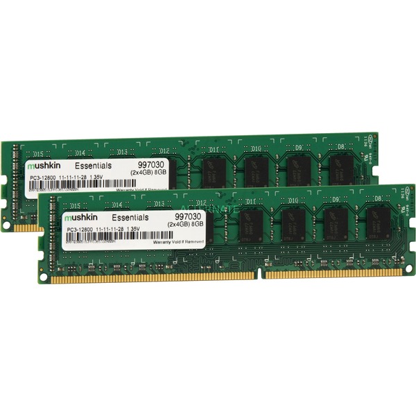 Arado fascismo cocaína Mushkin DIMM 8GB DDR3 Essentials módulo de memoria 2 x 4 GB 1600 MHz,  Memoria RAM