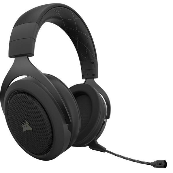 Corsair HS70 PRO Wireless Auriculares Diadema Auriculares para gaming negro, Auriculares, Diadema, Juego, Carbono, Binaural,