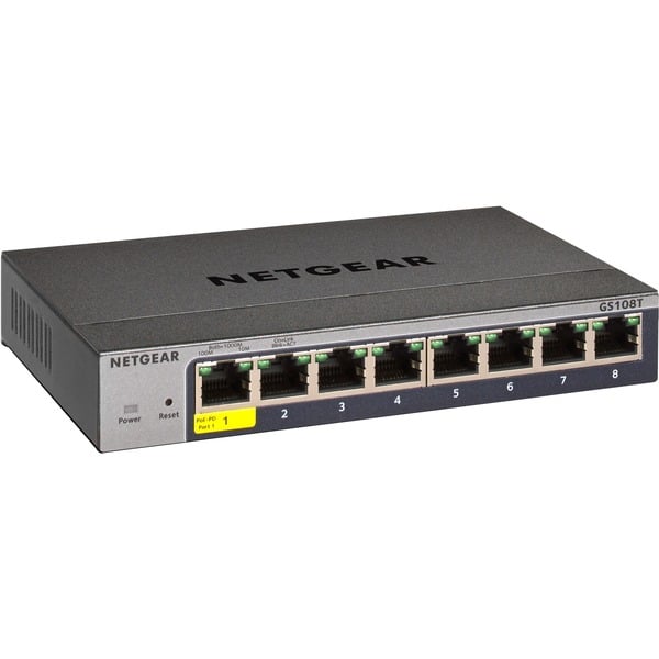 Netgear GS108E 8-Port Gigabit Switch