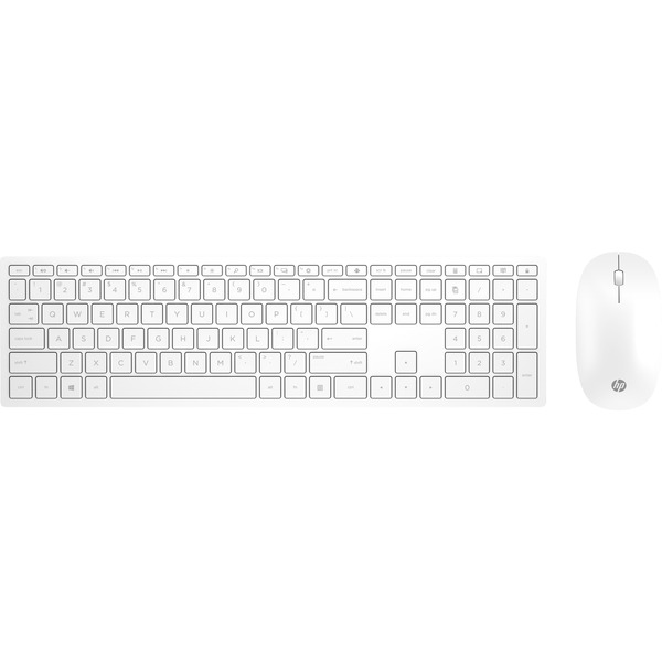 HP Teclado y ratón inalámbricos Pavilion 800, Juego de escritorio Completo (100%), Inalámbrico, RF