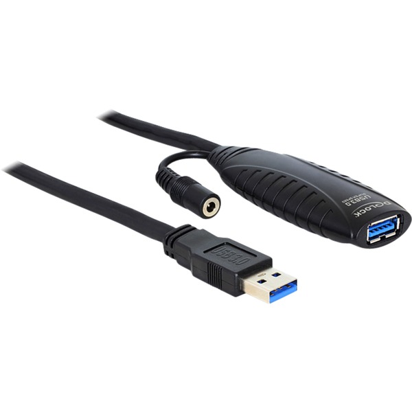 ordenar Torbellino Abiertamente DeLOCK USB3.0-A - USB3.0-A, 10m cable USB USB 3.2 Gen 1 (3.1 Gen 1) USB A  Negro, Cable alargador negro, 10m, 10 m, USB A, USB A, USB 3.2 Gen 1 (3.1  Gen 1), Macho/Hembra, Negro