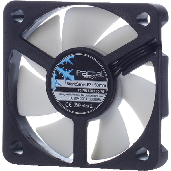 Ventilador de PC Fractal Design Silent Series R3 50mm Carcasa del Ordenador Ventilador Carcasa del Ordenador, Ventilador, 5 cm, 3500 RPM, 19 dB, 6,8 cfm