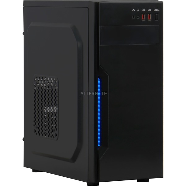 Thermaltake Versa N26 Gabinete De Computadora Midi-Tower Negro - Caja De Ordenador (Midi-Tower