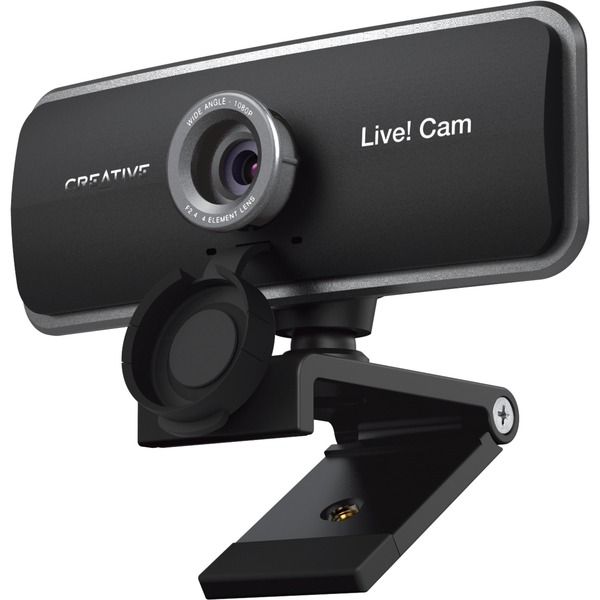 Creative Live! Cam Sync 1080p cámara web 2 MP 1920 x 1080 Pixeles USB 2.0 Negro, Webcam negro, 2 MP, 1920 x 1080 Pixeles, 30 pps, 1280x720@30fps,1920x1080@30fps, 720p,1080p, BMP,JPG