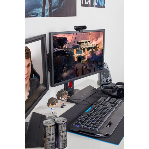Logitech BRIO STREAM cámara web 4096 x 21060 Pixeles USB 3.2 Gen 1 (3.1 Gen 1) Negro, Webcam negro, 4096 x 21060 Pixeles, 60 pps, 1080p, USB 3.2 Gen 1 (3.1 Gen 1), Negro, Recortar