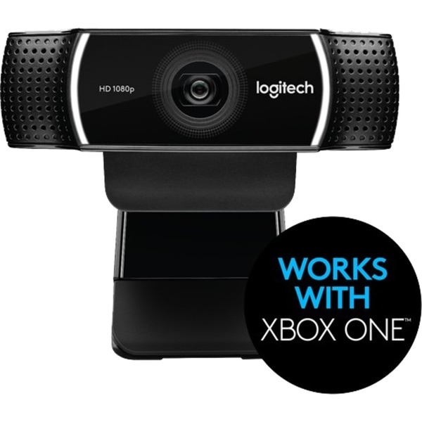 Logitech C922 PRO HD STREAM WEBCAM cámara web 1920 x 1080 Pixeles USB Negro negro, 1920 x 1080 Pixeles, 60 pps, 1280x720@60fps,1920x1080@30fps, 720p,1080p, H.264, USB