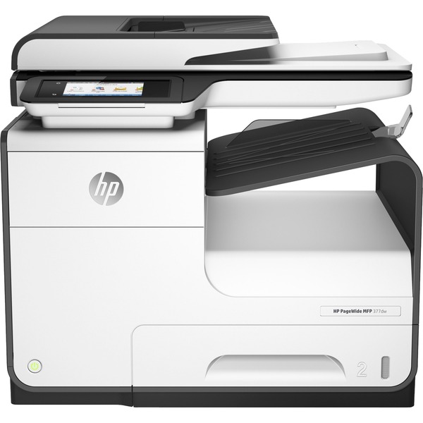 HP PageWide 377dw Colour, Impresora multifuncional blanco/Negro, Inyección de tinta, Impresión a color, 1200 x 1200 DPI, Copia a color, A4, Negro, Blanco