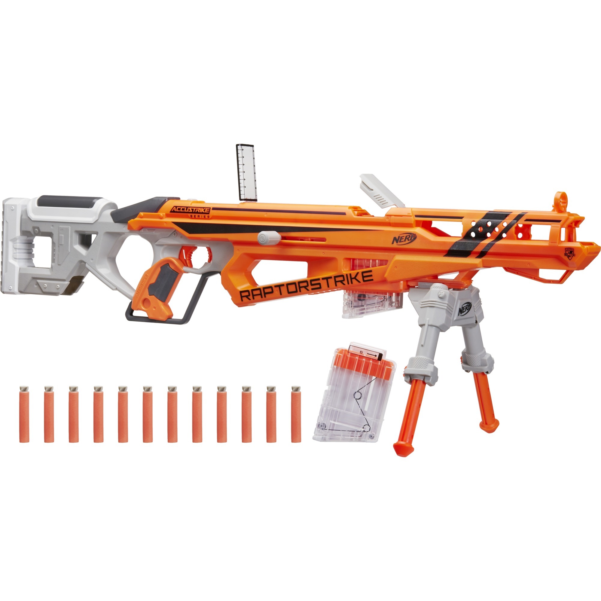 pistola nerf naranja