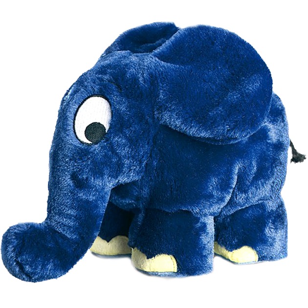 peluche elefante azul